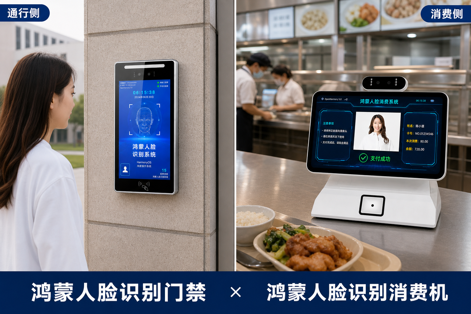 开学季智慧校园升级:鸿蒙人脸识别门禁与食堂刷脸怎么落地?