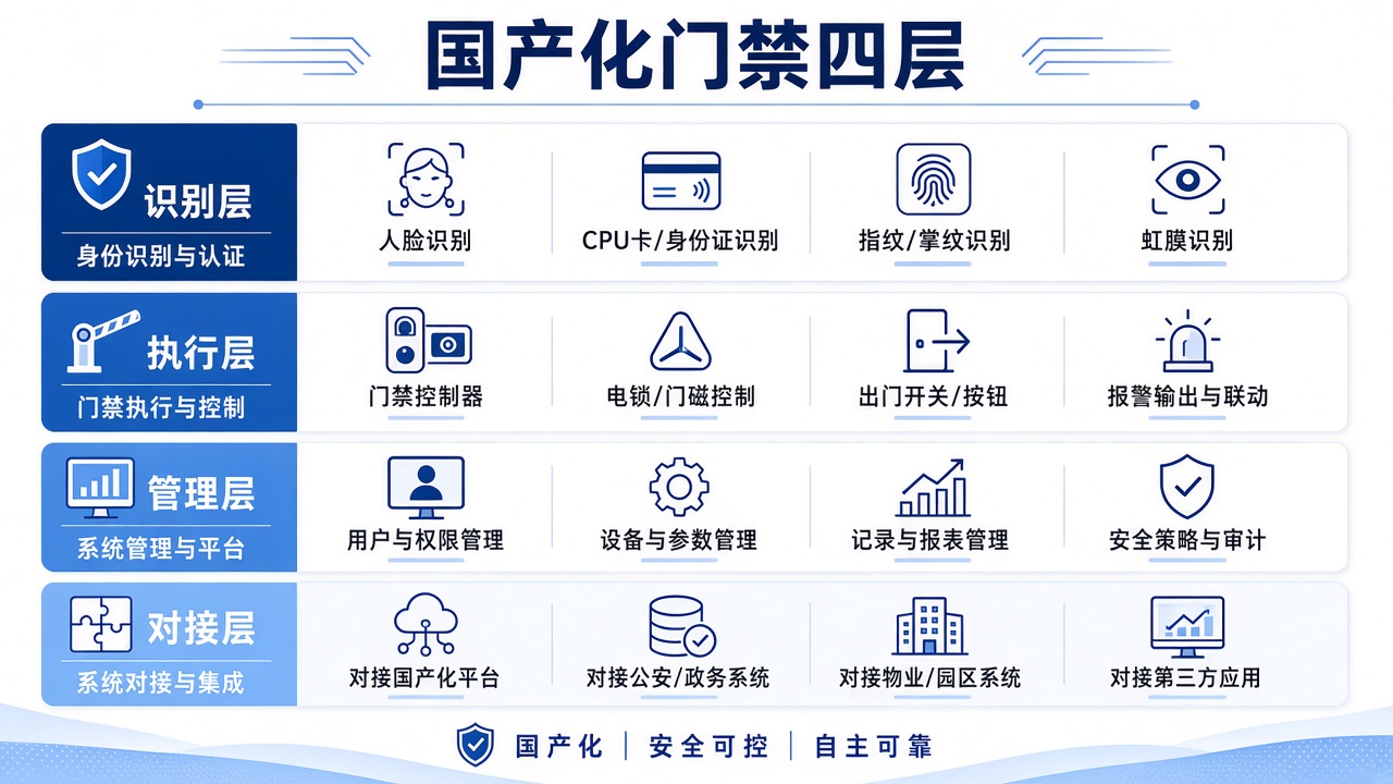 国产化门禁不是换一把锁:出入口信创改造要按全国产化流程部署