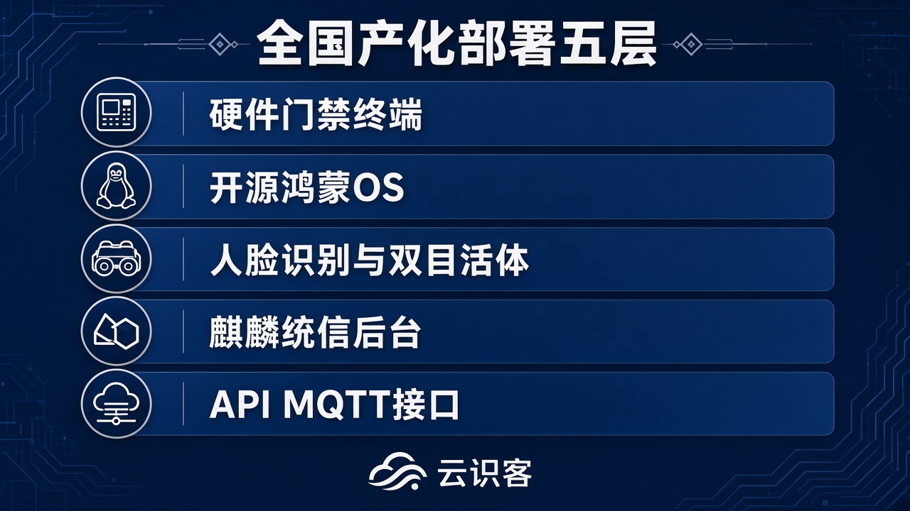 全国产化部署要看什么?硬件到软件、前端到后端都要能管